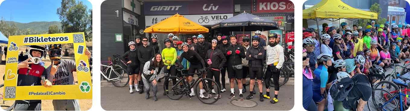 grupo de ciclistas en eventos